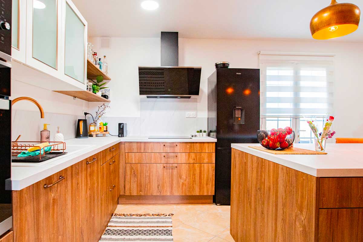 intéreur longère cuisine à Amilly