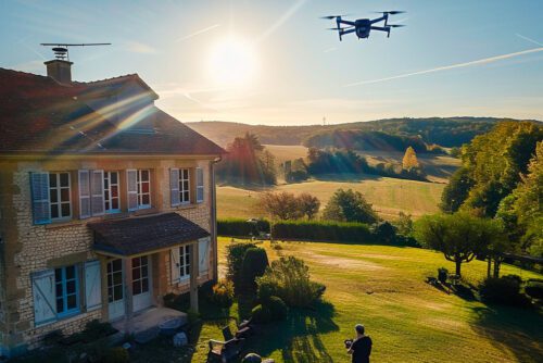 Visite exterieur par drone - guide du vendeur RESIDE Immobilier