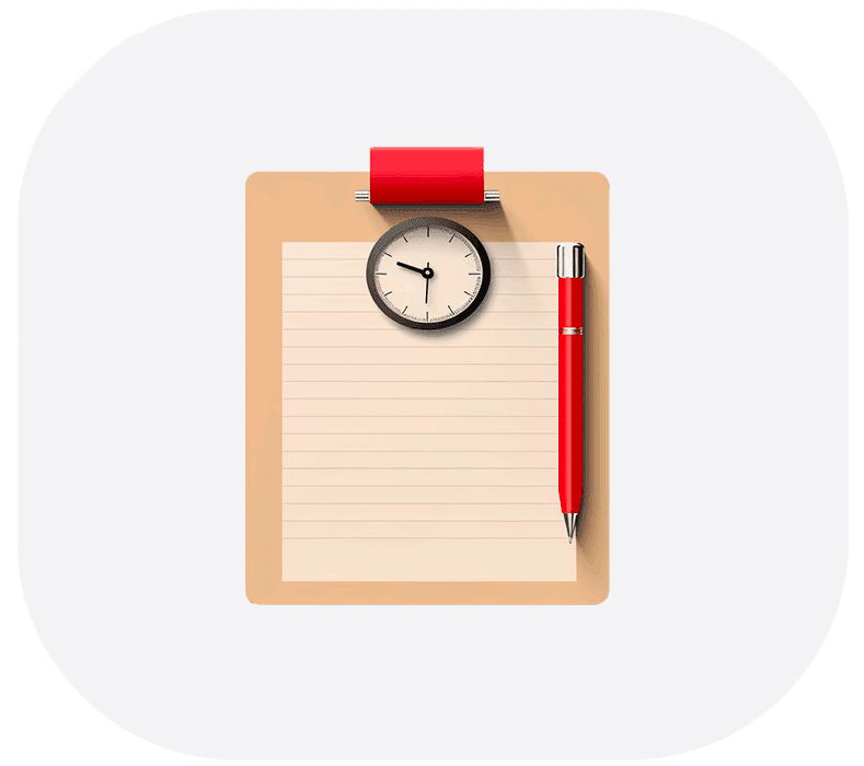 icone bloc note estimation en ligne RESIDE Immobilier