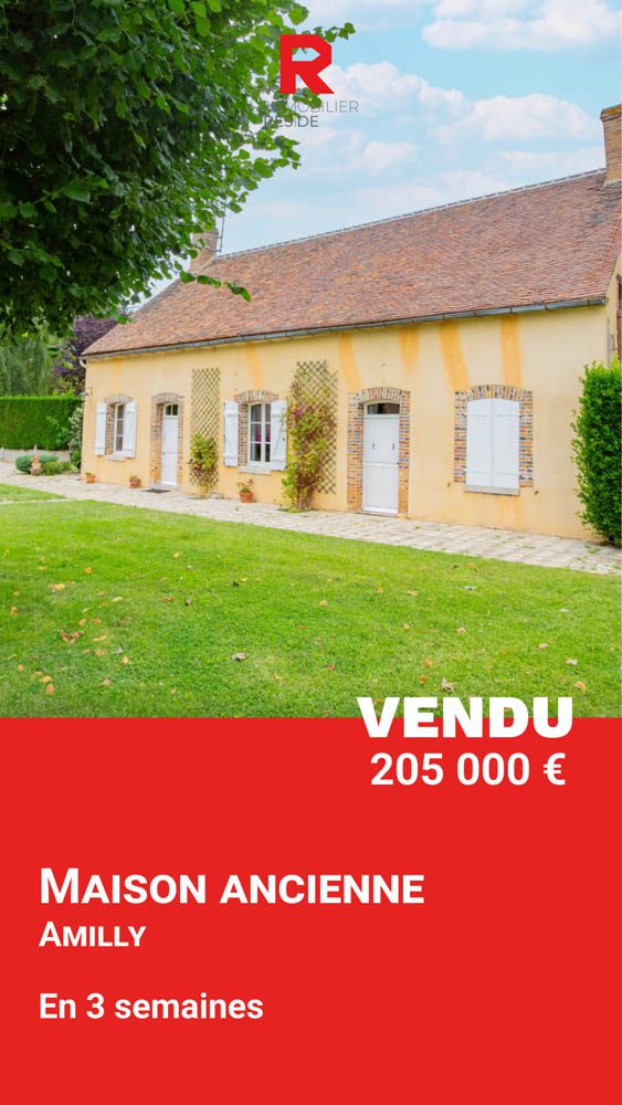 Vendu à Amilly (45200), une charmante maison ancienne