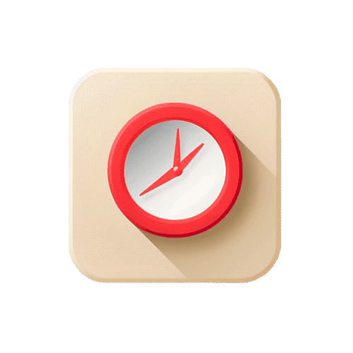 Icone horloge horaires RESIDE Immobilier