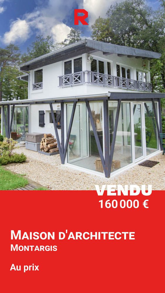 Vendu à Montargis (45200), une maison d'architecte